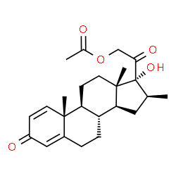 17-ALPHA-HYDROXY-16-BETA-METHYL-3,20-DIOXOPREGNA-1,4-DIEN-21-YL ACETATE picture