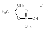 Phosphonic acid, methyl-, monoisopropylester, erbium(3+) salt (8CI) Structure