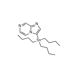 3-(三丁烷基)咪唑并[1,2-a]吡嗪结构式