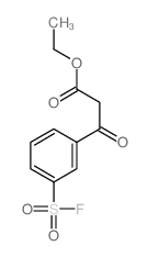 Acetic acid,[m-(fluorosulfonyl)benzoyl]-, ethyl ester (7CI,8CI)结构式