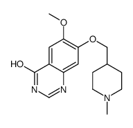 7-((1-METHYLPIPERIDIN-4-YL)METHOXY)-6-METHOXYQUINAZOLIN-4(3H)-ONE structure