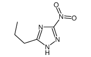 3-nitro-5-propyl-1H-1,2,4-triazole Structure