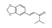 4-Methyl-1-[3,4-(methylenebisoxy)phenyl]-1-penten-3-one结构式