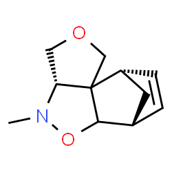 6,9-Methano-1H,3H,9H-furo[3,4-c][1,2]benzisoxazole,3a,4,5a,6-tetrahydro-4-methyl-,(3aR,5aS,6S,9R,9aS)-rel-(9CI) structure