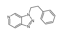 3H-1,2,3-Triazolo[4,5-c]pyridine, 3-(2-phenylethyl)- Structure