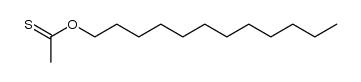 1-dodecyl thioacetate结构式