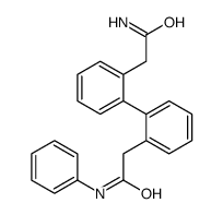 N,N'-(1,1'-Biphenyl-2,2'-diyl)bis(N-phenylacetamide) structure