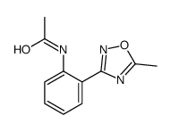 N-[2-(5-methyl-1,2,4-oxadiazol-3-yl)phenyl]acetamide Structure