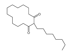 2-Octyl-1,3-cyclotetradecanedione structure