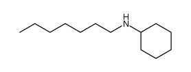 N-cyclohexyl-N-heptylamine Structure