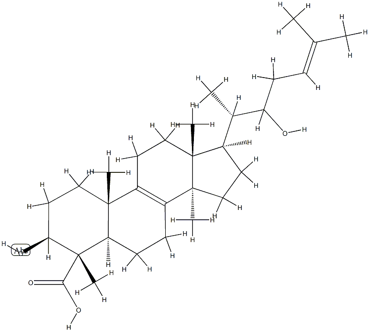 (20S)-3β,22-Dihydroxy-5α-lanosta-8,24-dien-28-oic acid picture