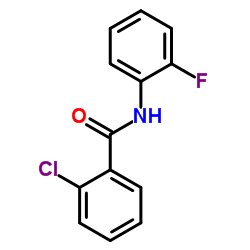 2-Chloro-N-(2-fluorophenyl)benzamide结构式