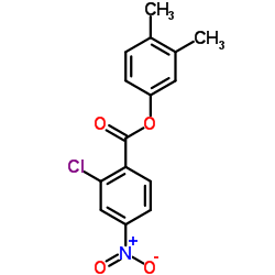 3,4-Dimethylphenyl 2-chloro-4-nitrobenzoate Structure