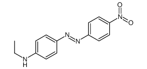 N-ethyl-4-[(4-nitrophenyl)diazenyl]aniline结构式