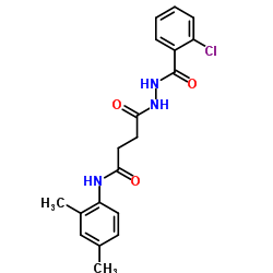 4-[2-(2-Chlorobenzoyl)hydrazino]-N-(2,4-dimethylphenyl)-4-oxobutanamide Structure