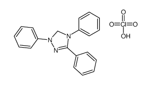 1,3,4-triphenyl-1,5-dihydro-1,2,4-triazol-1-ium,perchlorate Structure