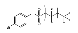 1,1,2,2,3,3,4,4,4-nonafluorobutane-1-sulfonic acid 4-bromophenyl ester Structure