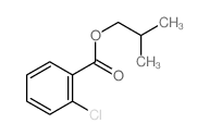 Benzoic acid,2-chloro-, 2-methylpropyl ester Structure