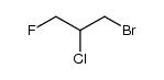 1-bromo-3-fluoro-2-chloropropane结构式