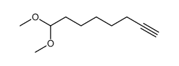 8,8-dimethoxyoct-1-yne结构式