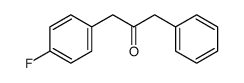 1-(P-FLUOROPHENYL)-3-PHENYL-2-PROPANONE结构式
