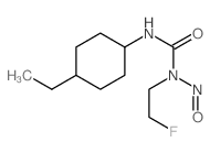 3-(4-ethylcyclohexyl)-1-(2-fluoroethyl)-1-nitroso-urea结构式