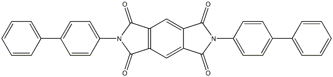 2,6-Di(4-biphenylyl)benzo[1,2-c:4,5-c']dipyrrole-1,3,5,7(2H,6H)-tetrone结构式