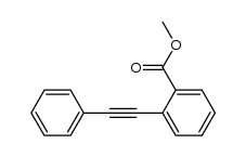 2-phenylethynylbenzoic acid methylester Structure