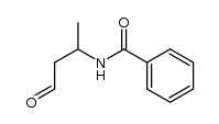 N-benzoyl-DL-α-homoalaninal Structure
