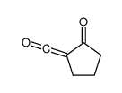 2-(oxomethylidene)cyclopentan-1-one结构式