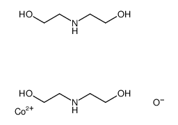 cobalt(2+),2-(2-hydroxyethylamino)ethanol,sulfate Structure