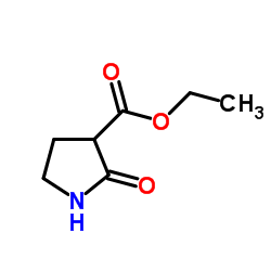 Ethyl 2-oxo-3-pyrrolidinecarboxylate Structure