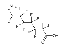 ammonium 2,2,3,3,4,4,5,5,6,6,7,7-dodecafluoroheptanoate Structure