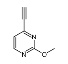 Pyrimidine, 4-ethynyl-2-methoxy- (9CI) structure