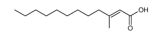 (E)-3-methyldodec-2-enoic acid Structure