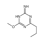 4-methoxy-6-propyl-1,3,5-triazin-2-amine结构式