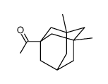 1-Acetyl-3,5-dimethyl Adamantane Structure