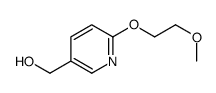 [6-(2-methoxyethoxy)pyridin-3-yl]methanol结构式