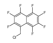 1-Chlormethyl-heptafluornaphthalin Structure