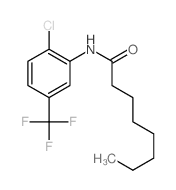 3-(4-chlorophenyl)-5-(2-methyl-3-furyl)-1,2,4-oxadiazole structure