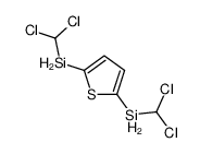 dichloromethyl-[5-(dichloromethylsilyl)thiophen-2-yl]silane Structure