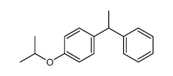 1-isopropoxy-4-(1-phenylethyl)benzene结构式