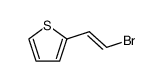 2-(thiophen-2-yl)vinyl bromide Structure