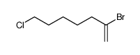 2-bromo-7-chlorohept-1-ene Structure