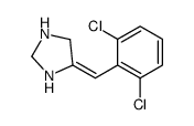 4-[(2,6-dichlorophenyl)methylidene]imidazolidine结构式
