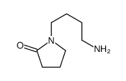 1-(4-aminobutyl)pyrrolidin-2-one结构式