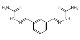 [[3-[(carbamothioylhydrazinylidene)methyl]phenyl]methylideneamino]thiourea picture