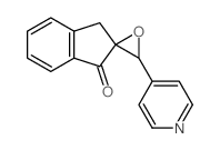 3'-pyridin-4-ylspiro[3H-indene-2,2'-oxirane]-1-one Structure