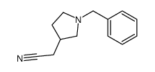 2-(1-benzylpyrrolidin-3-yl)acetonitrile Structure