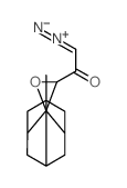 (E)-2-diazonio-1-spiro[adamantane-2,3'-oxirane]-2'-ylethenolate结构式